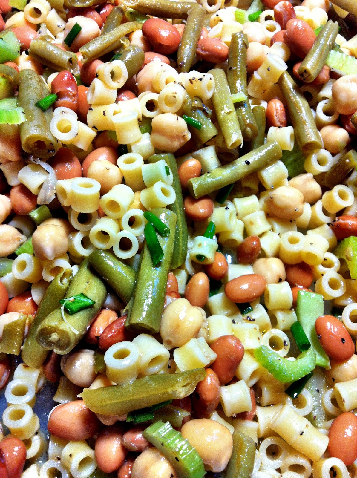 Kerry's Kitchen THREE BEAN PASTA SALAD